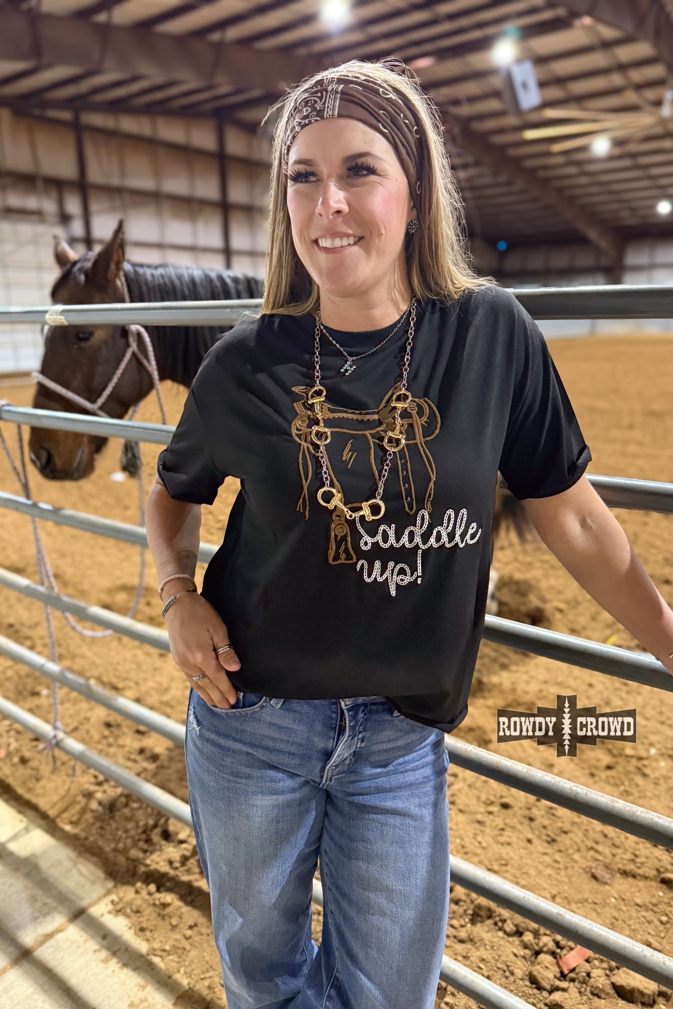 Saddle Up Tee - Cowgirltops.com