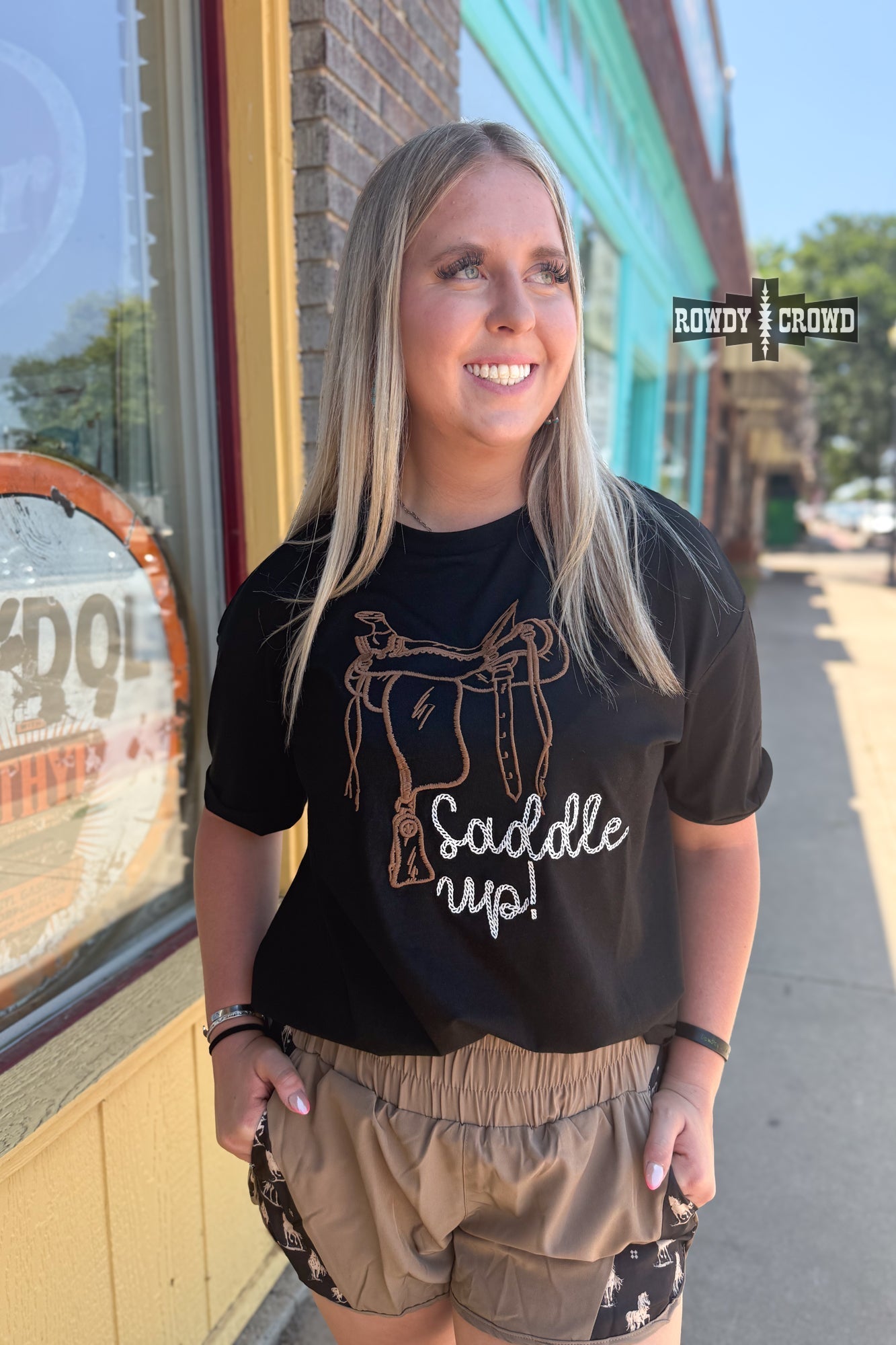 Saddle Up Tee - Cowgirltops.com