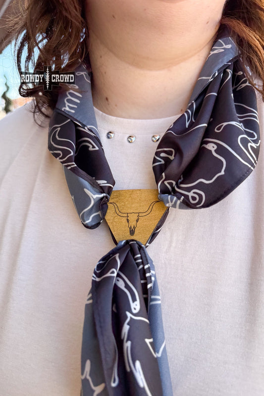 Seminole Skull Scarf Slide - Cowgirltops.com