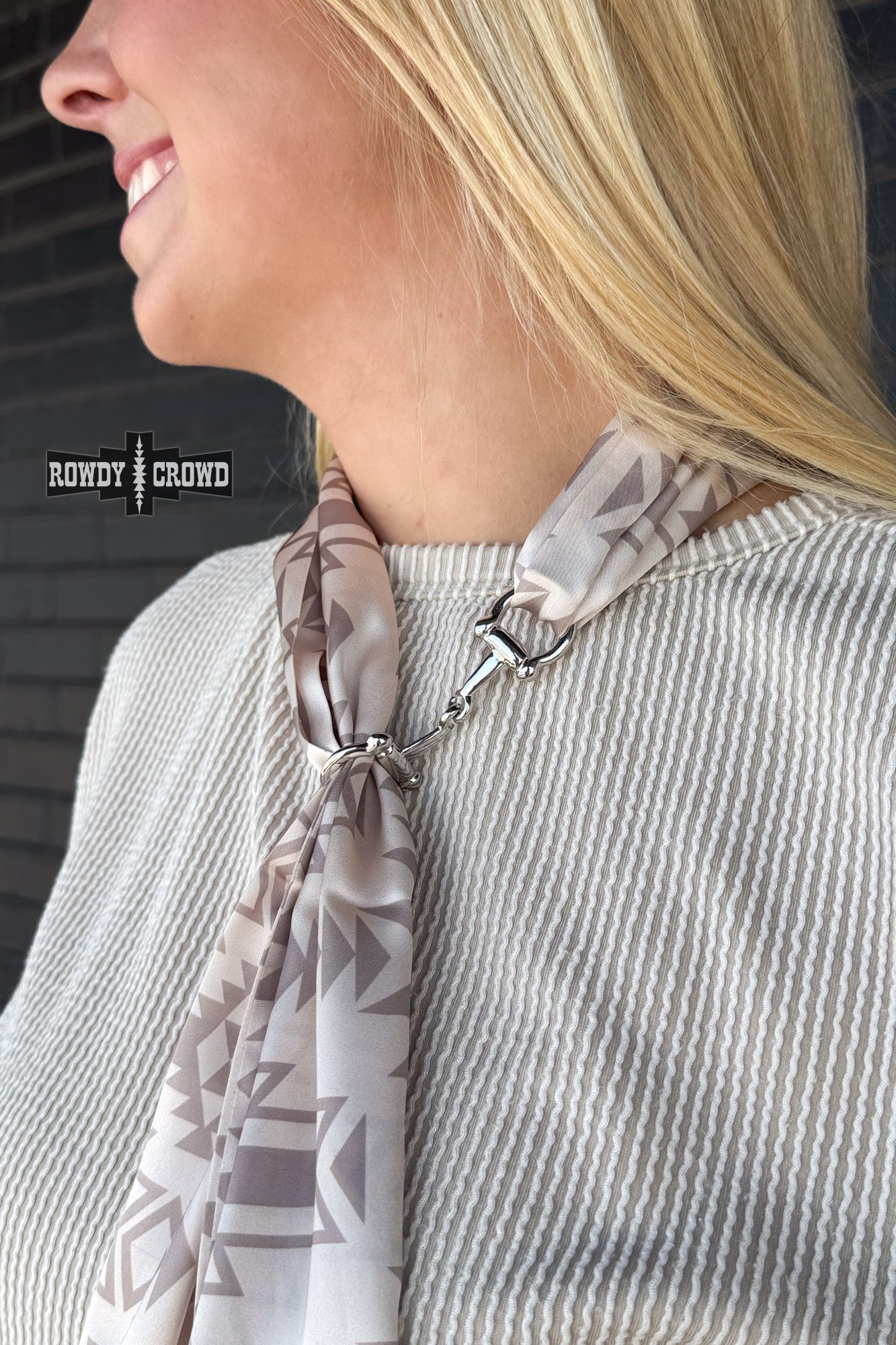 Snazzy Snaffle Scarf Slide - Cowgirltops.com
