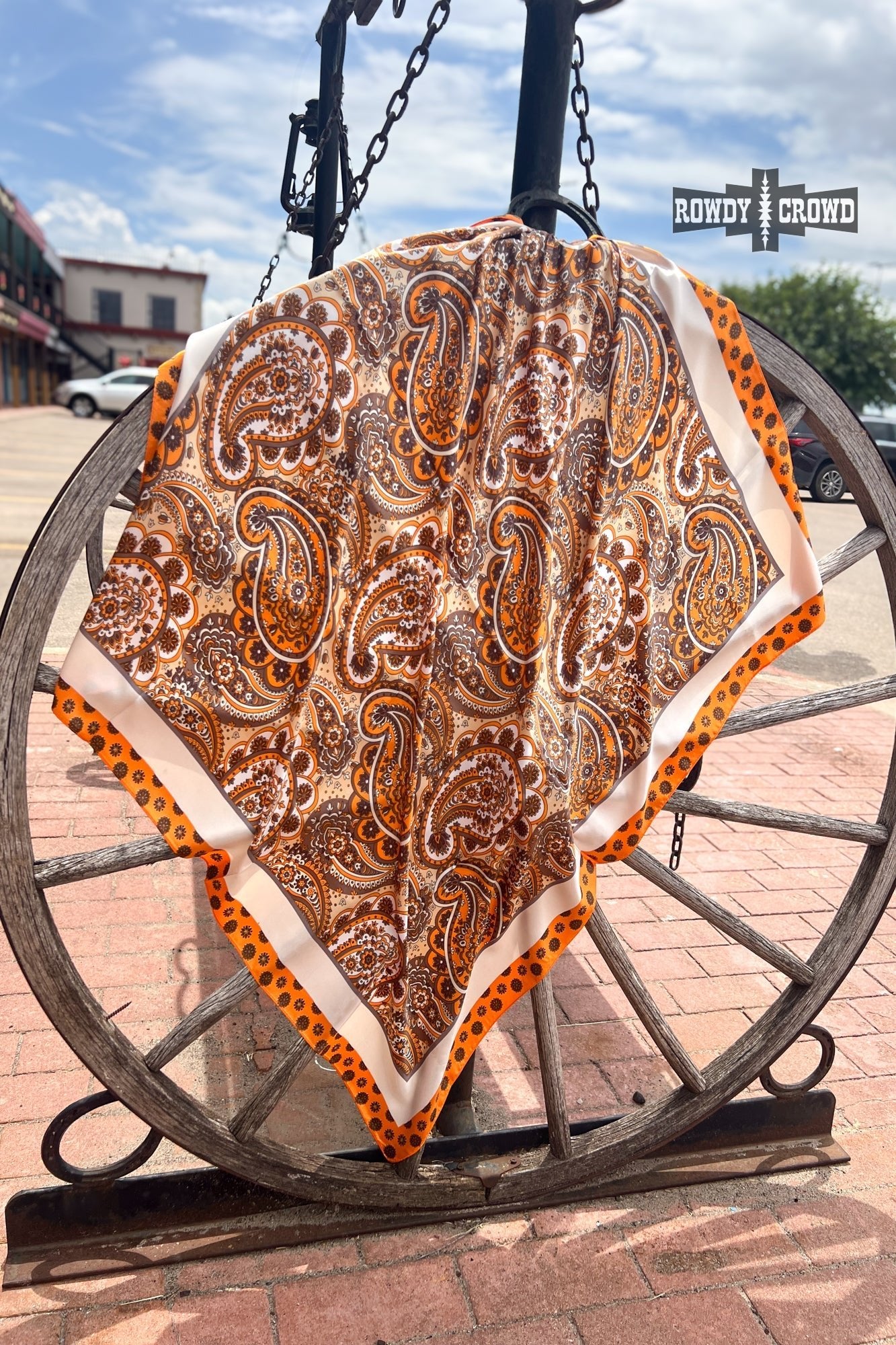 Something in the Orange Wild Rag - Cowgirltops.com