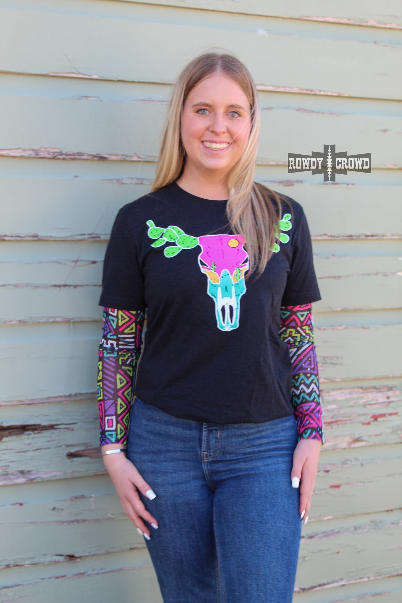 Spaced Out Mesh Top - Cowgirltops.com