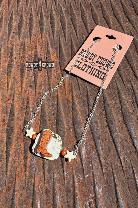 Starry Boot Necklaces - Cowgirltops.com