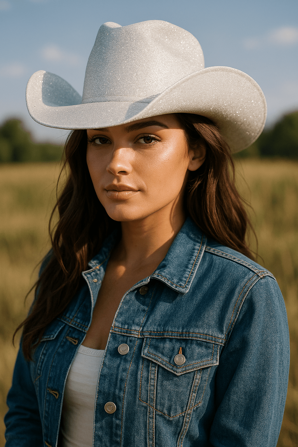 Statement Collection White Cowgirl Hat - Cowgirltops.com