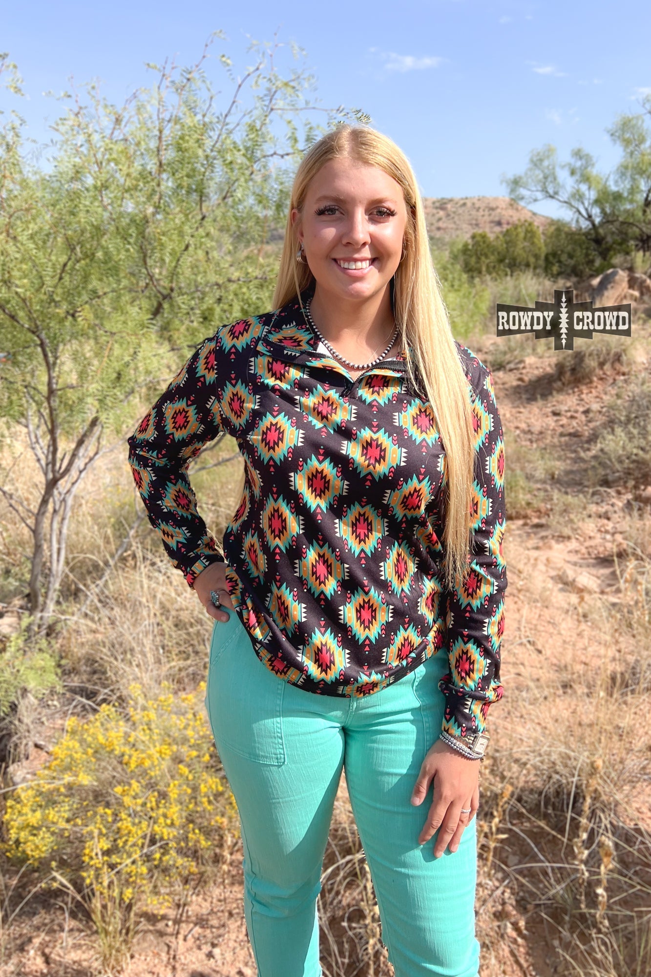 The Palmer Pullover - Cowgirltops.com