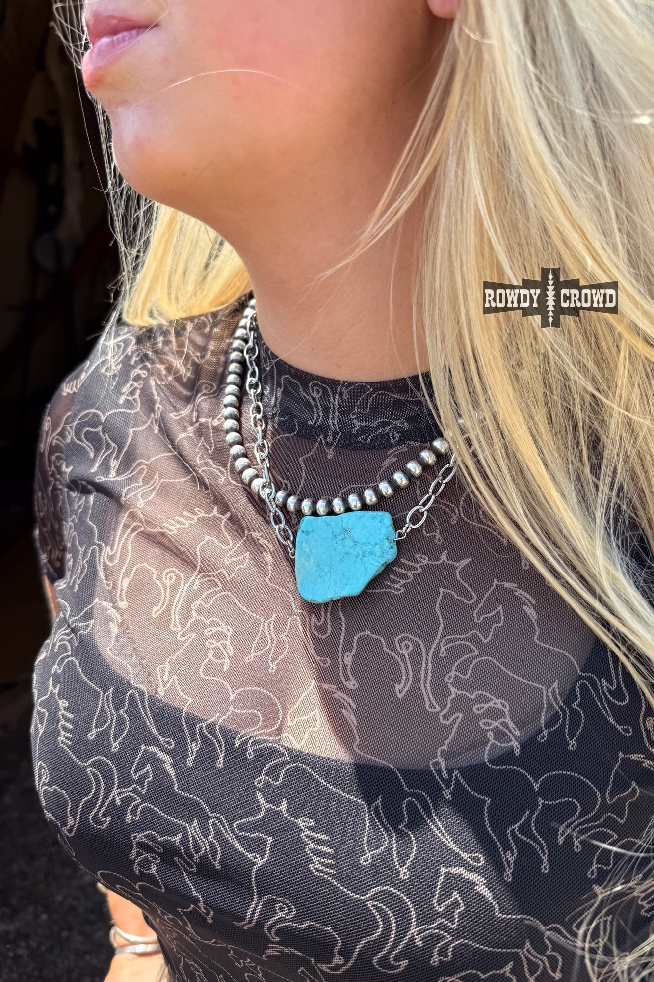 Tulsa Turquoise Necklace - Cowgirltops.com