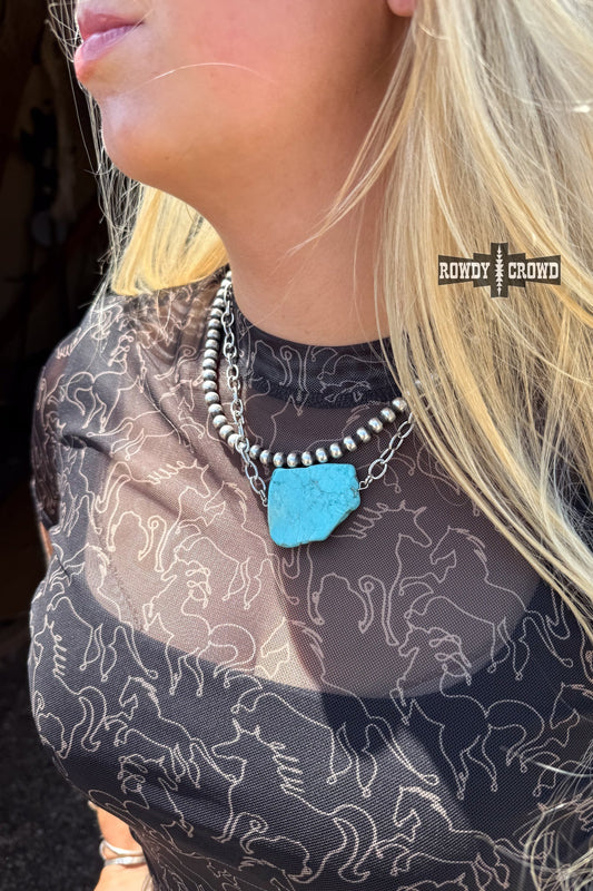Tulsa Turquoise Necklace - Cowgirltops.com