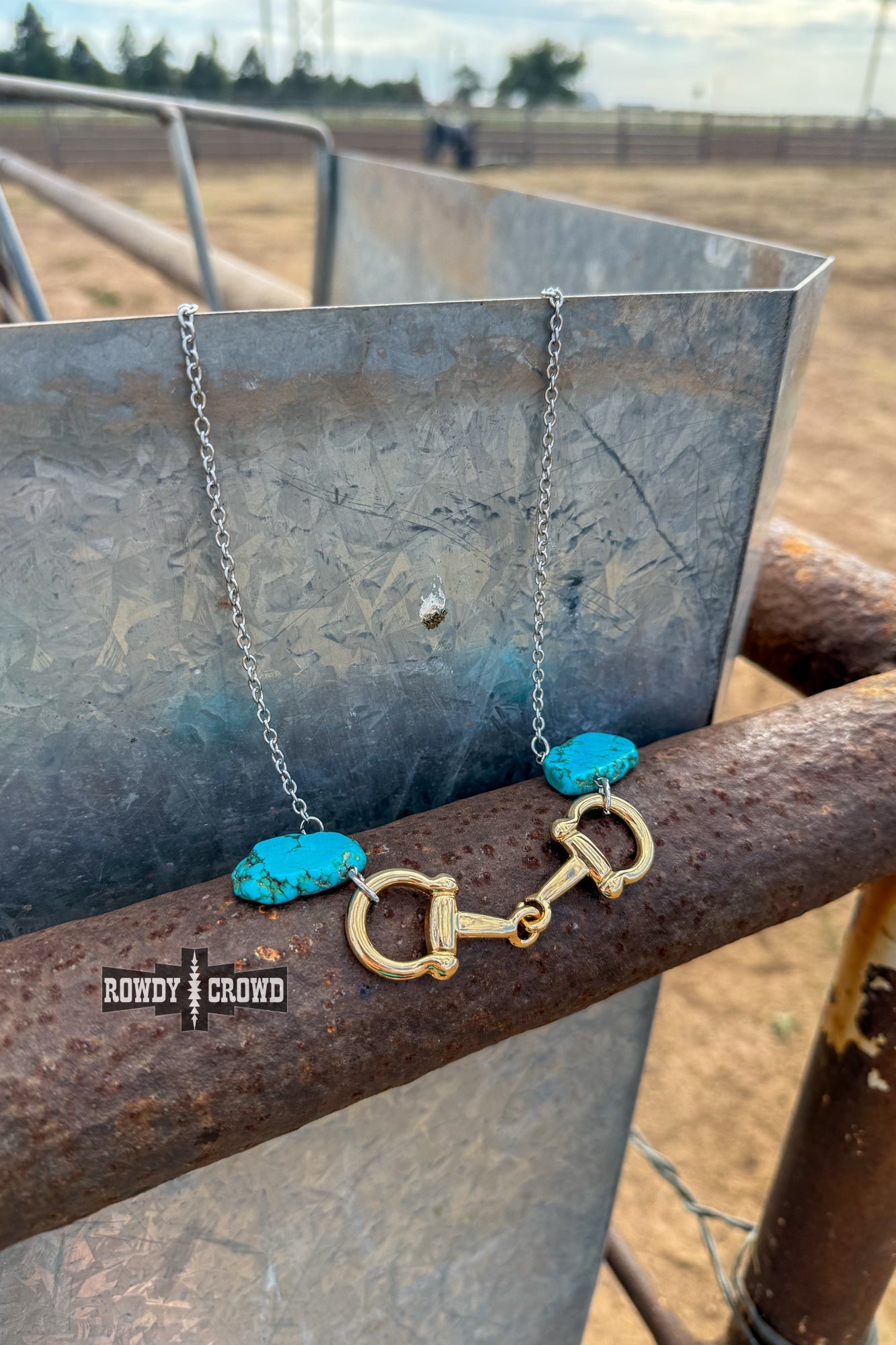 Turquoise Bit Necklace - Cowgirltops.com
