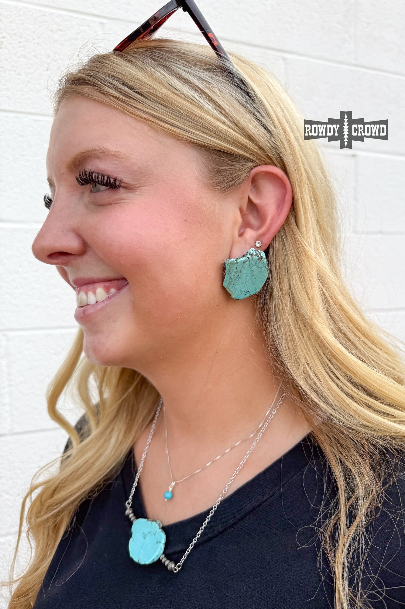 Turquoise Creek Studs - Cowgirltops.com