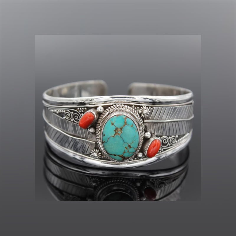 Turquoise Open Bracelet - Cowgirltops.com