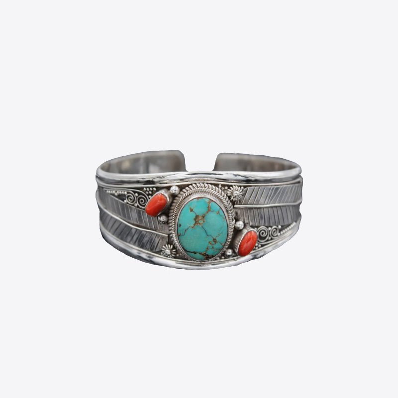 Turquoise Open Bracelet - Cowgirltops.com