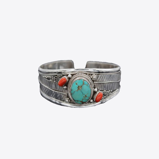 Turquoise Open Bracelet - Cowgirltops.com