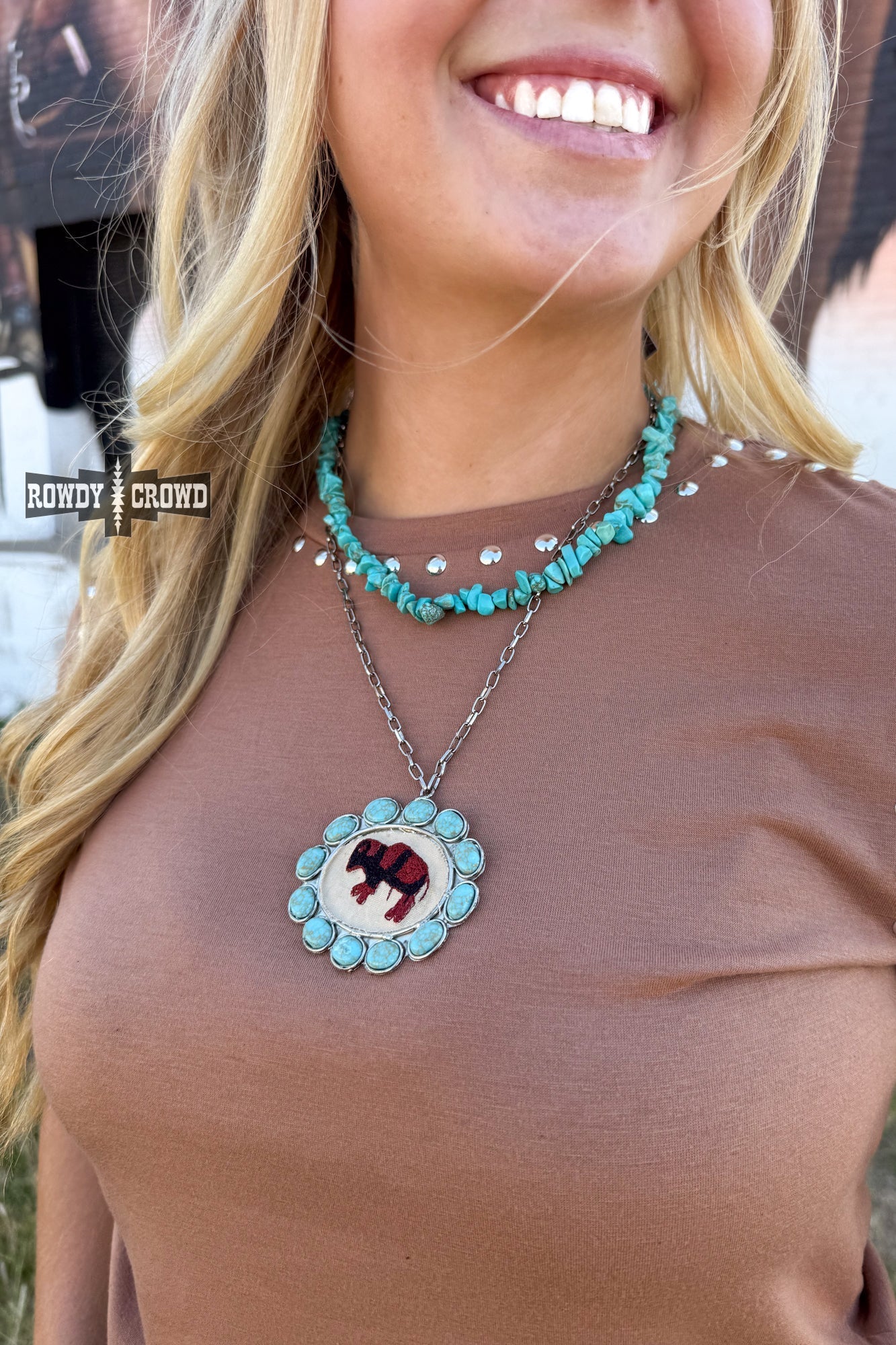 Turquoise Trail Necklace - Cowgirltops.com