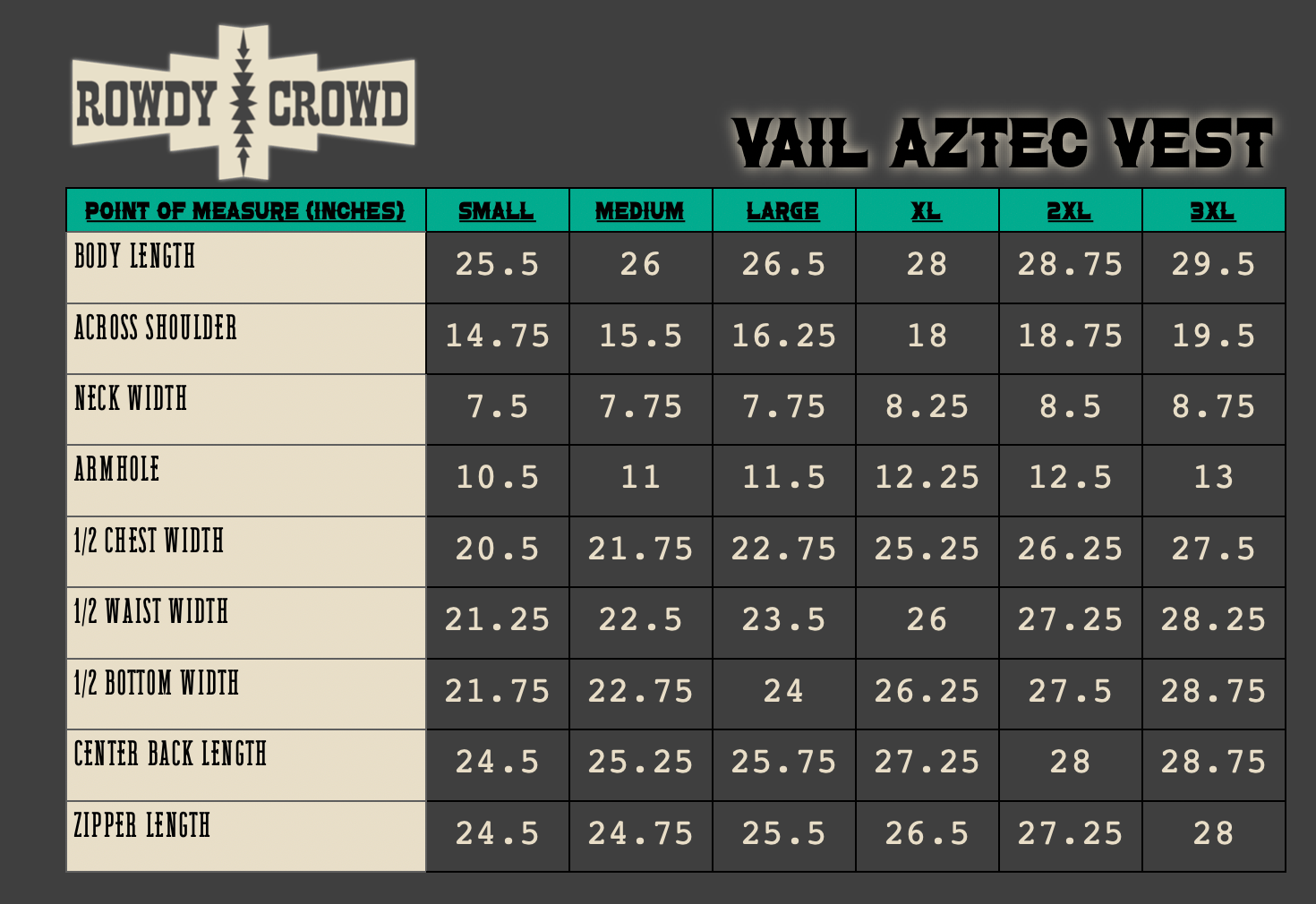 Vail Aztec Vest - Cowgirltops.com