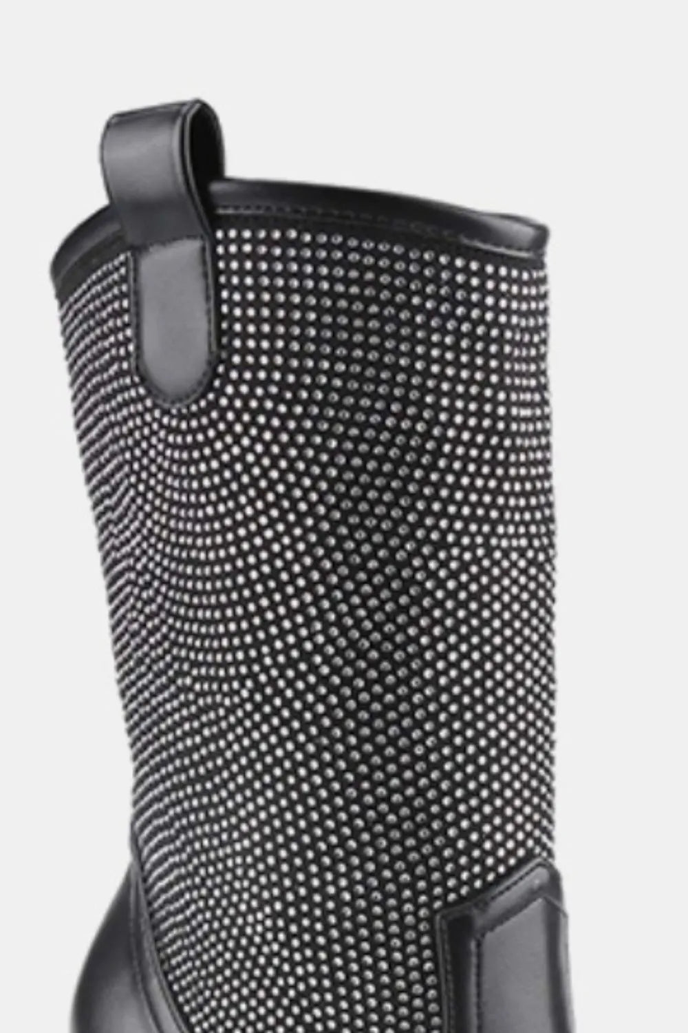 Weeboo Chunky Heel Rhinestone Western Cowboy Boots - Cowgirltops.com