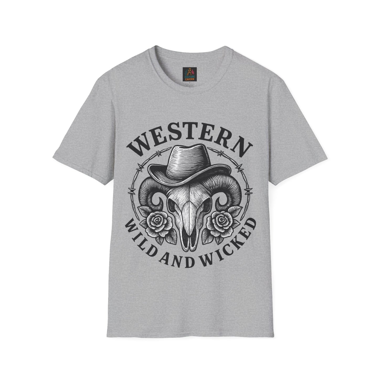 Western Wild and Wicked Unisex T-Shirt - Cowgirltops.com