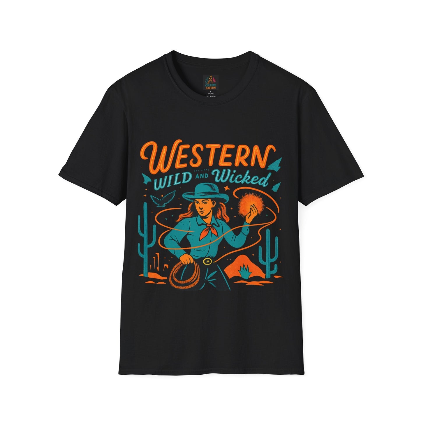 Western Wild and Wicked Womens T-Shirt - Cowgirltops.com
