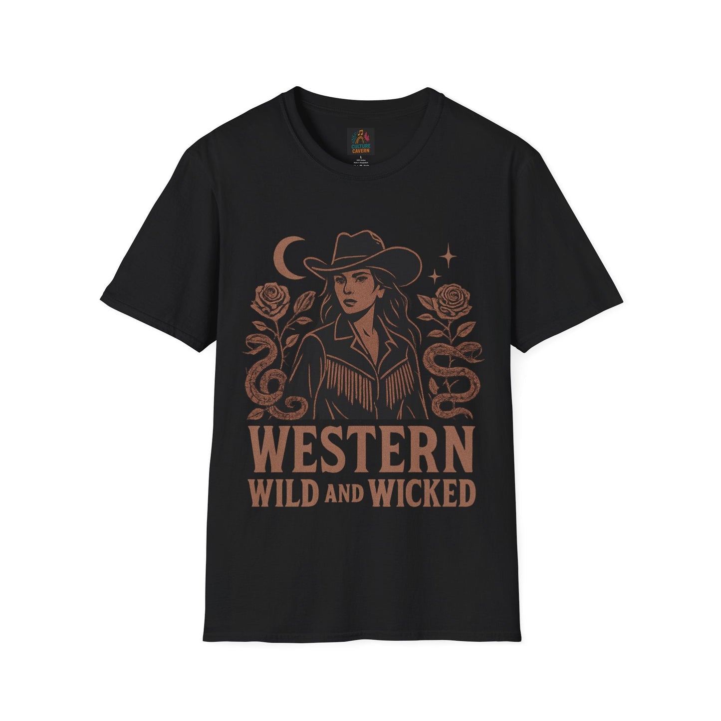 Western Wild and Wicked Womens T-Shirt - Cowgirltops.com