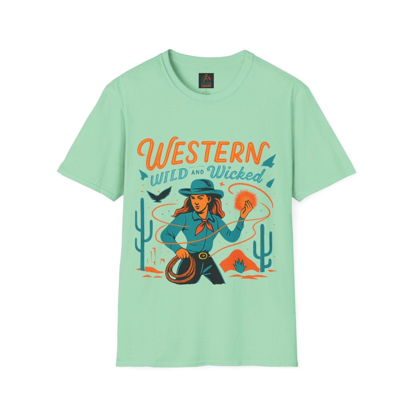 Western Wild and Wicked Womens T-Shirt - Cowgirltops.com