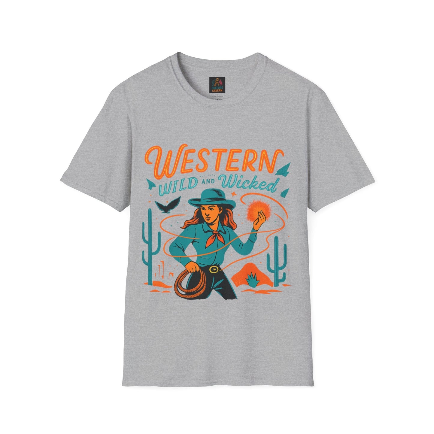 Western Wild and Wicked Womens T-Shirt - Cowgirltops.com