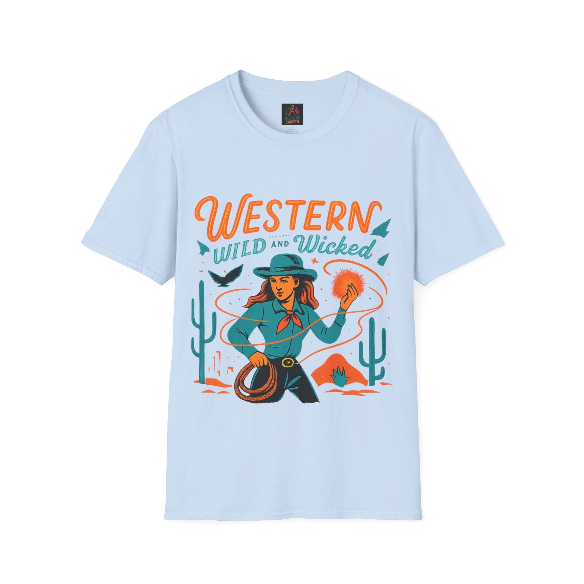 Western Wild and Wicked Womens T-Shirt - Cowgirltops.com