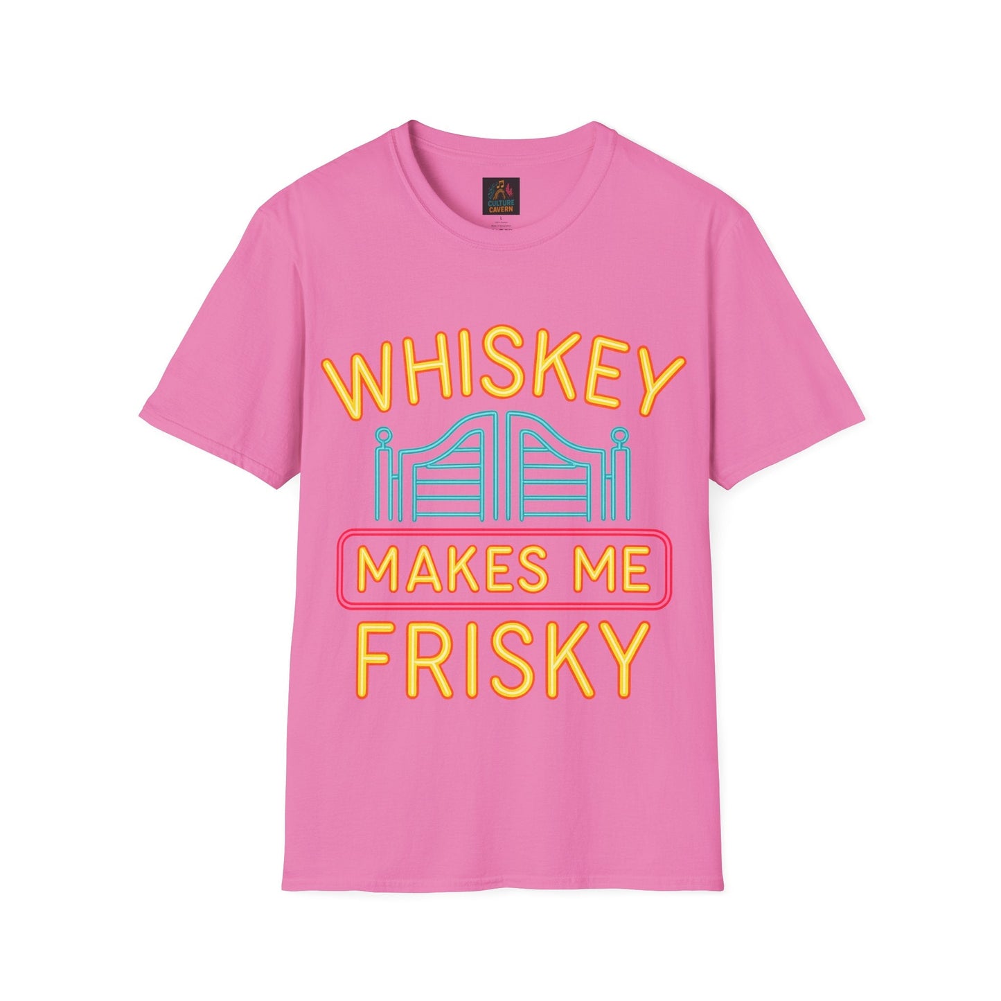 Whiskey Makes Me Frisky Unisex T-shirt - Cowgirltops.com