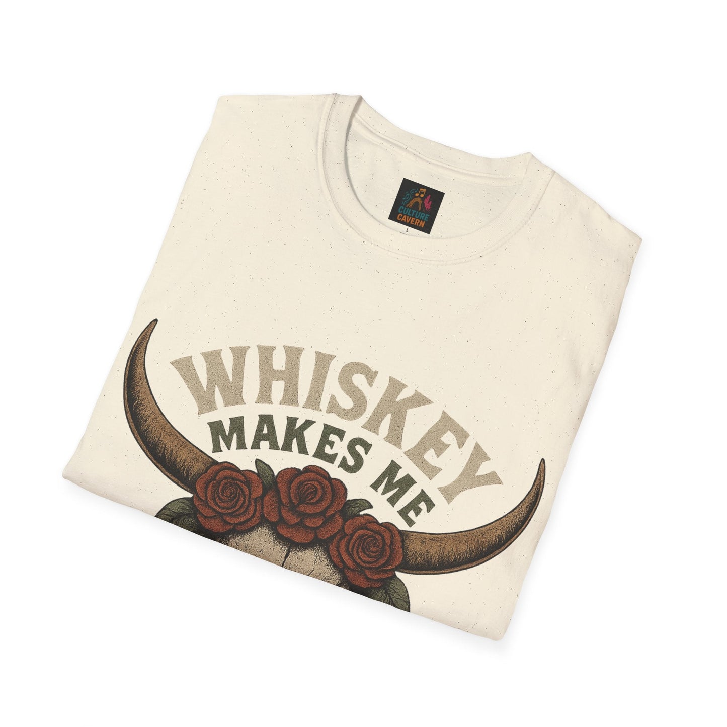 Whiskey Makes Me Frisky Unisex T-Shirt - Cowgirltops.com