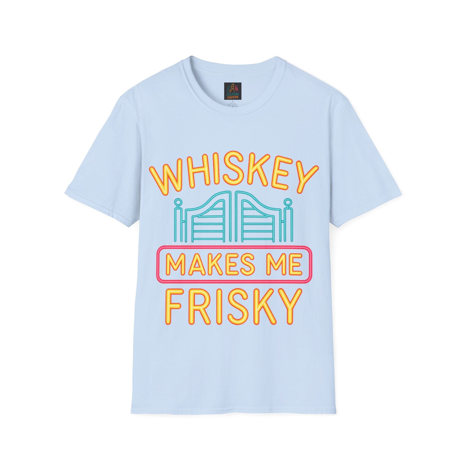 Whiskey Makes Me Frisky Unisex T-shirt - Cowgirltops.com