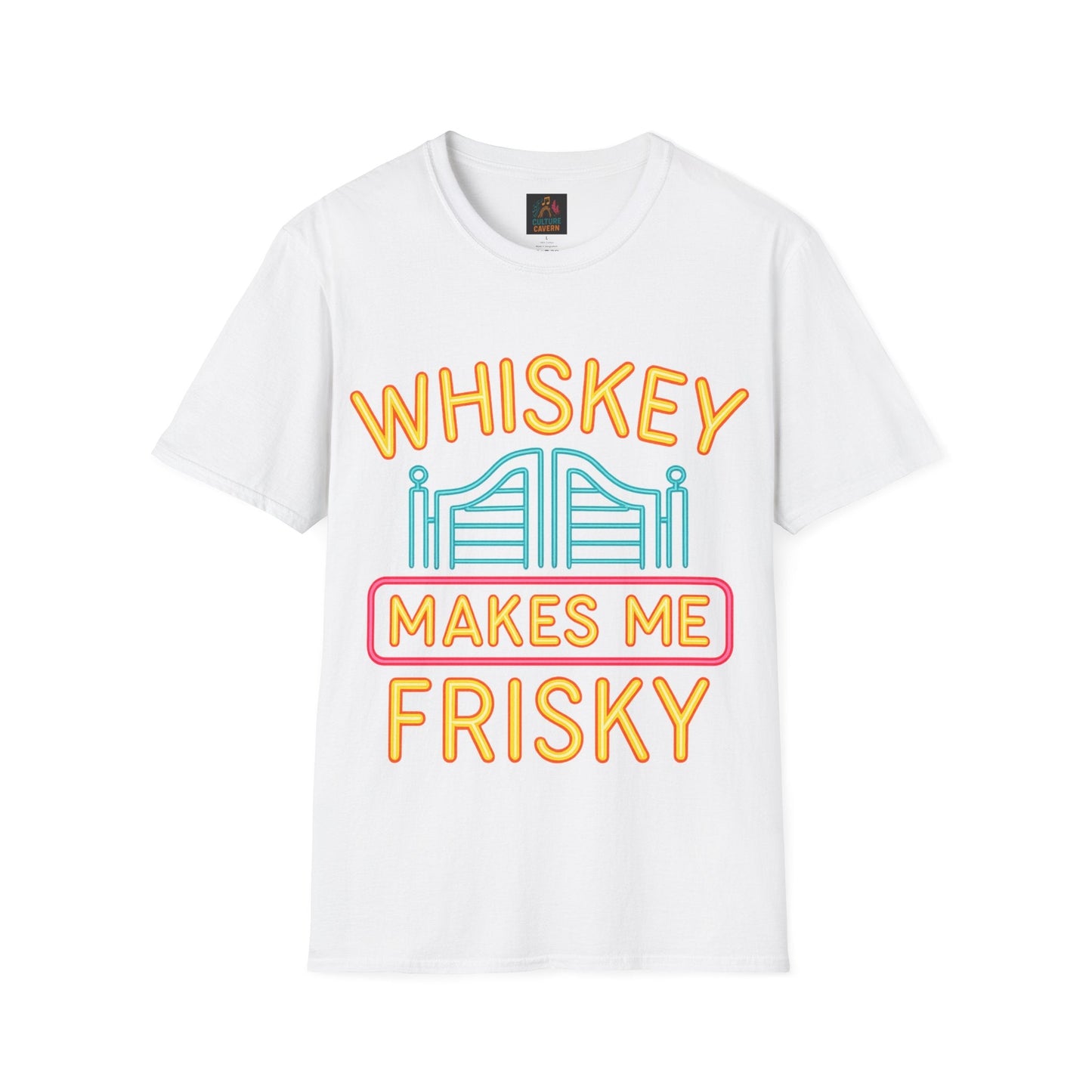Whiskey Makes Me Frisky Unisex T-shirt - Cowgirltops.com