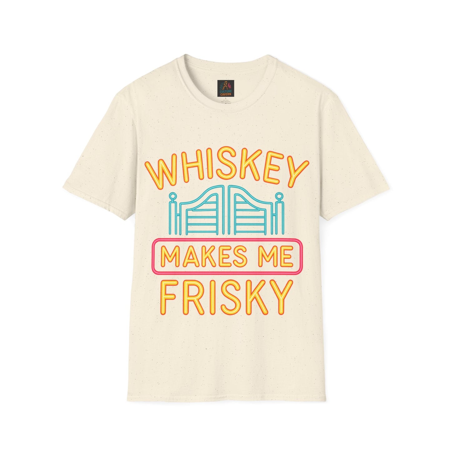Whiskey Makes Me Frisky Unisex T-shirt - Cowgirltops.com