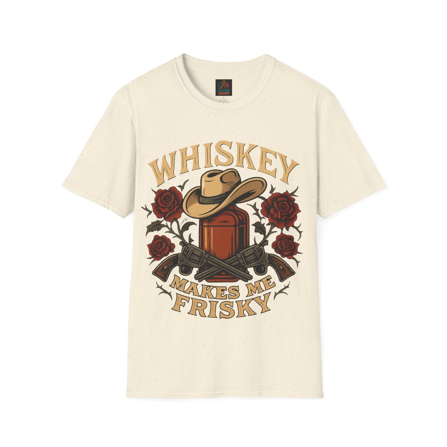 Whiskey Makes Me Frisky Unisex Tee - Cowgirltops.com