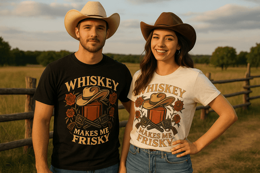 Whiskey Makes Me Frisky Unisex Tee - Cowgirltops.com