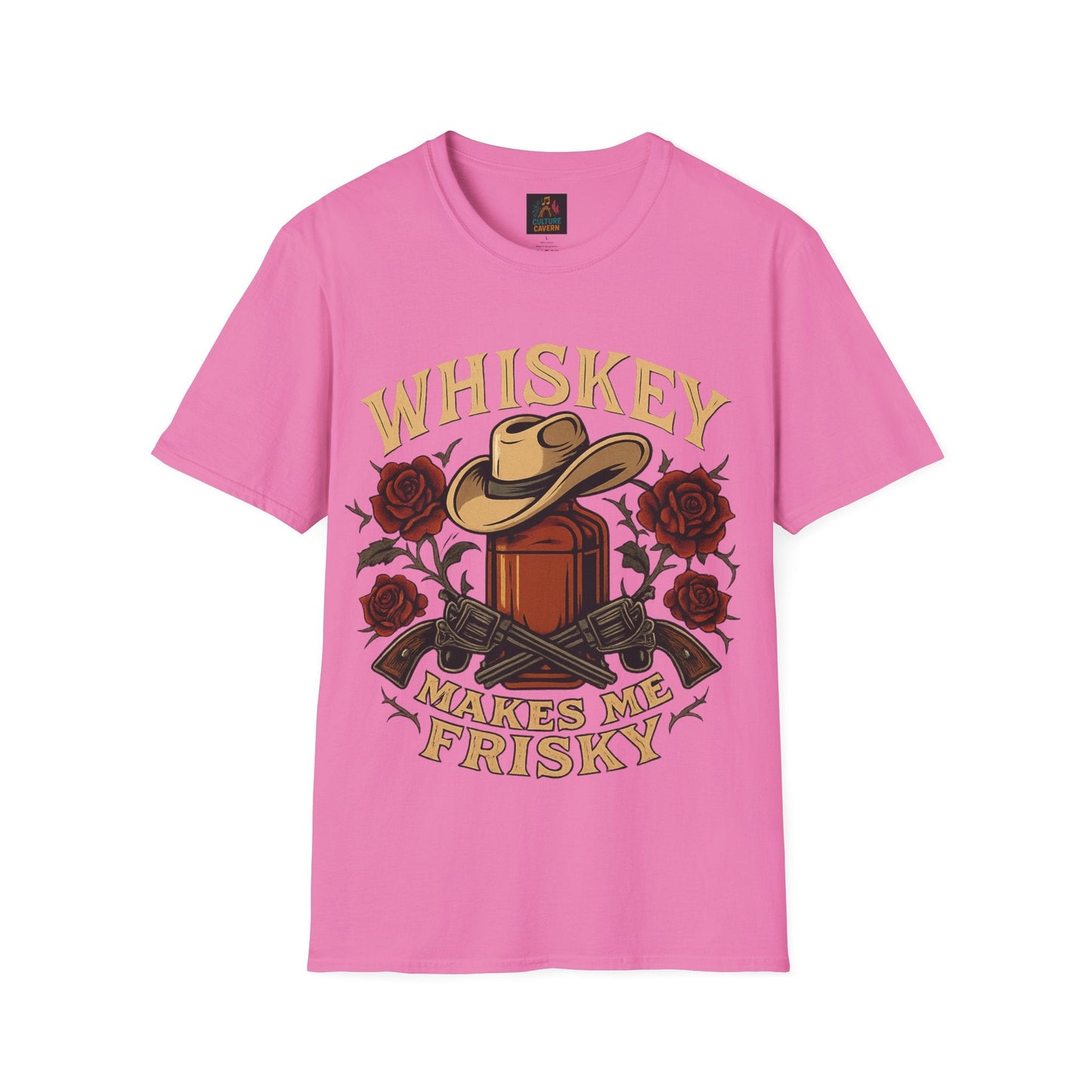 Whiskey Makes Me Frisky Unisex Tee - Cowgirltops.com