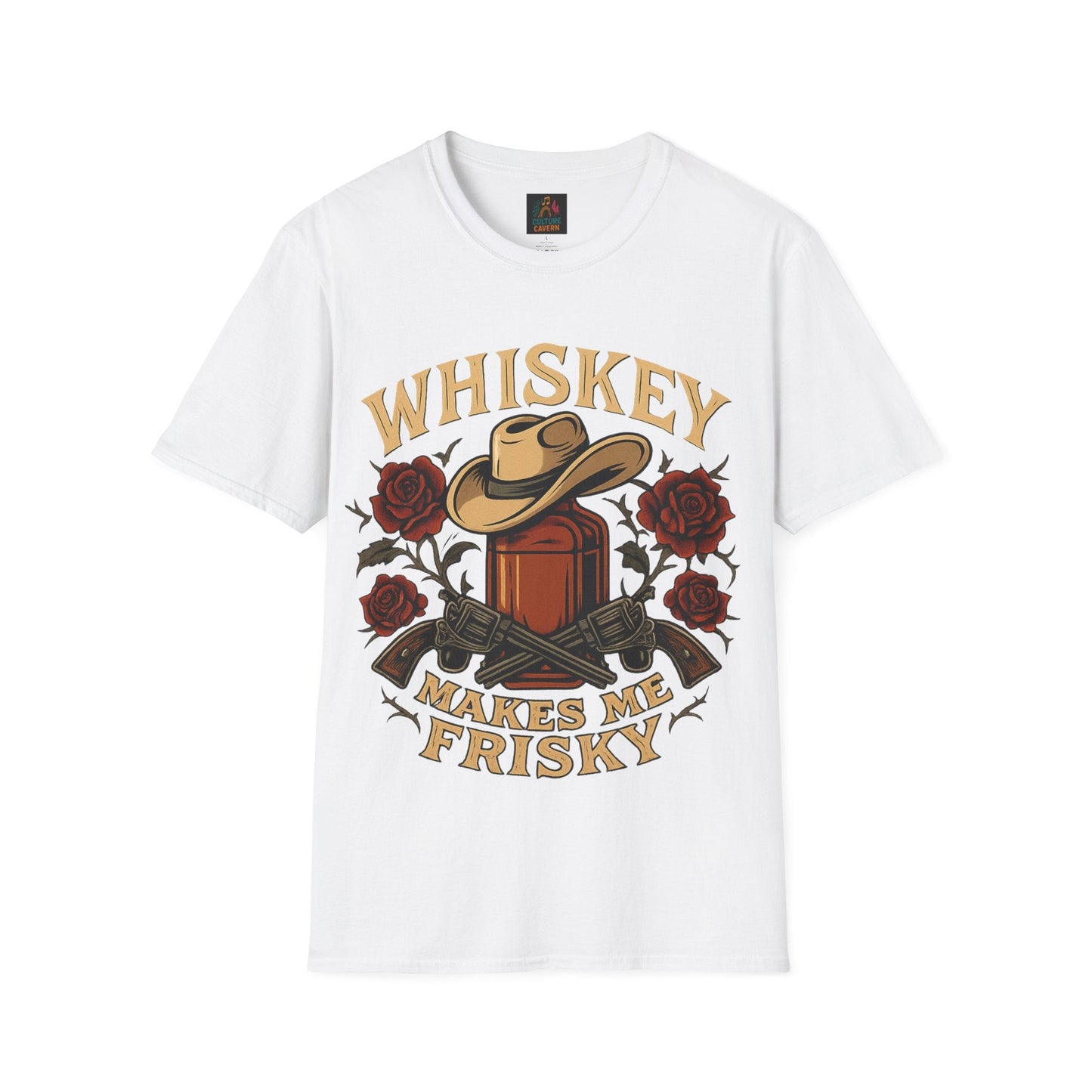 Whiskey Makes Me Frisky Unisex Tee - Cowgirltops.com
