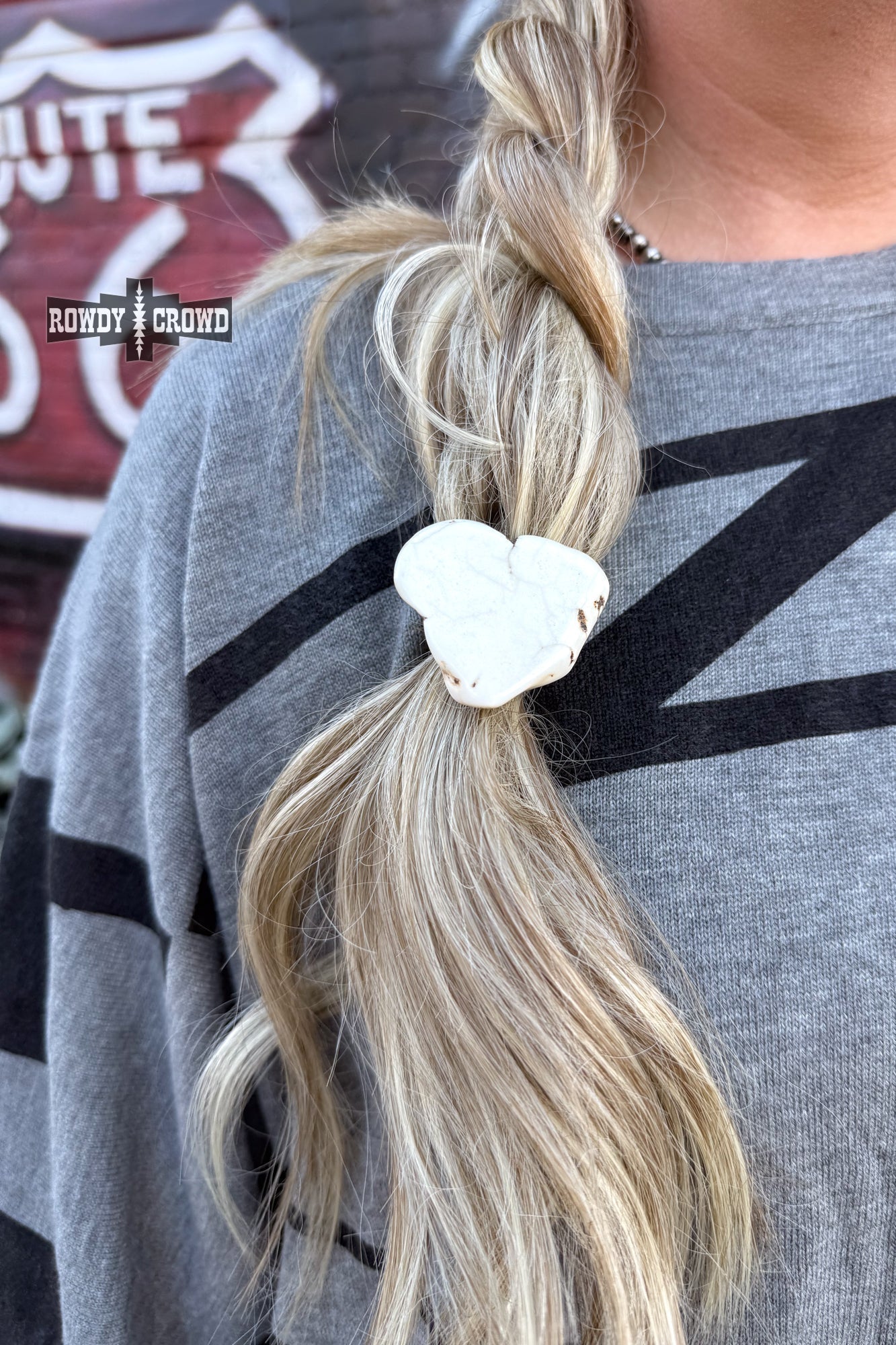 White Rock Ponytail Holder - Cowgirltops.com