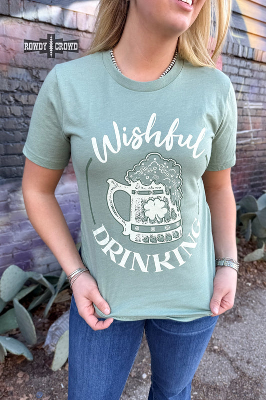 Wishful Drinking Tee - Cowgirltops.com