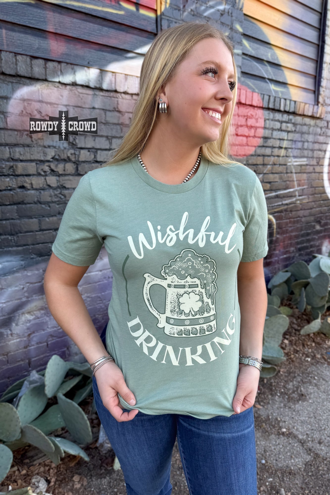 Wishful Drinking Tee - Cowgirltops.com
