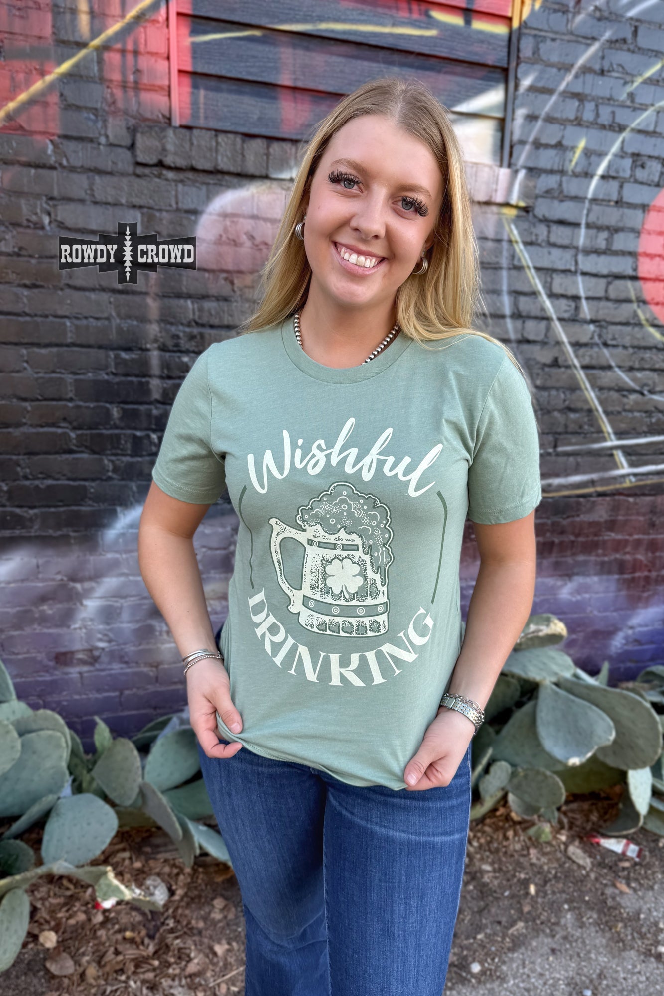 Wishful Drinking Tee - Cowgirltops.com