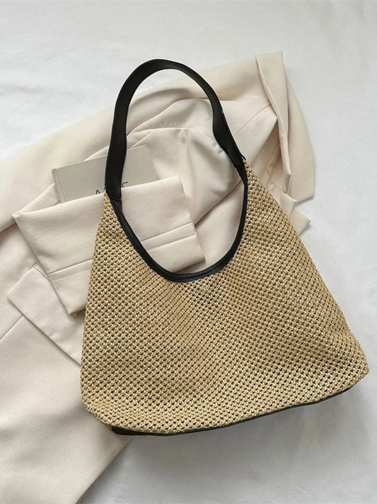 Woven Straw Shoulder Bag - Cowgirltops.com