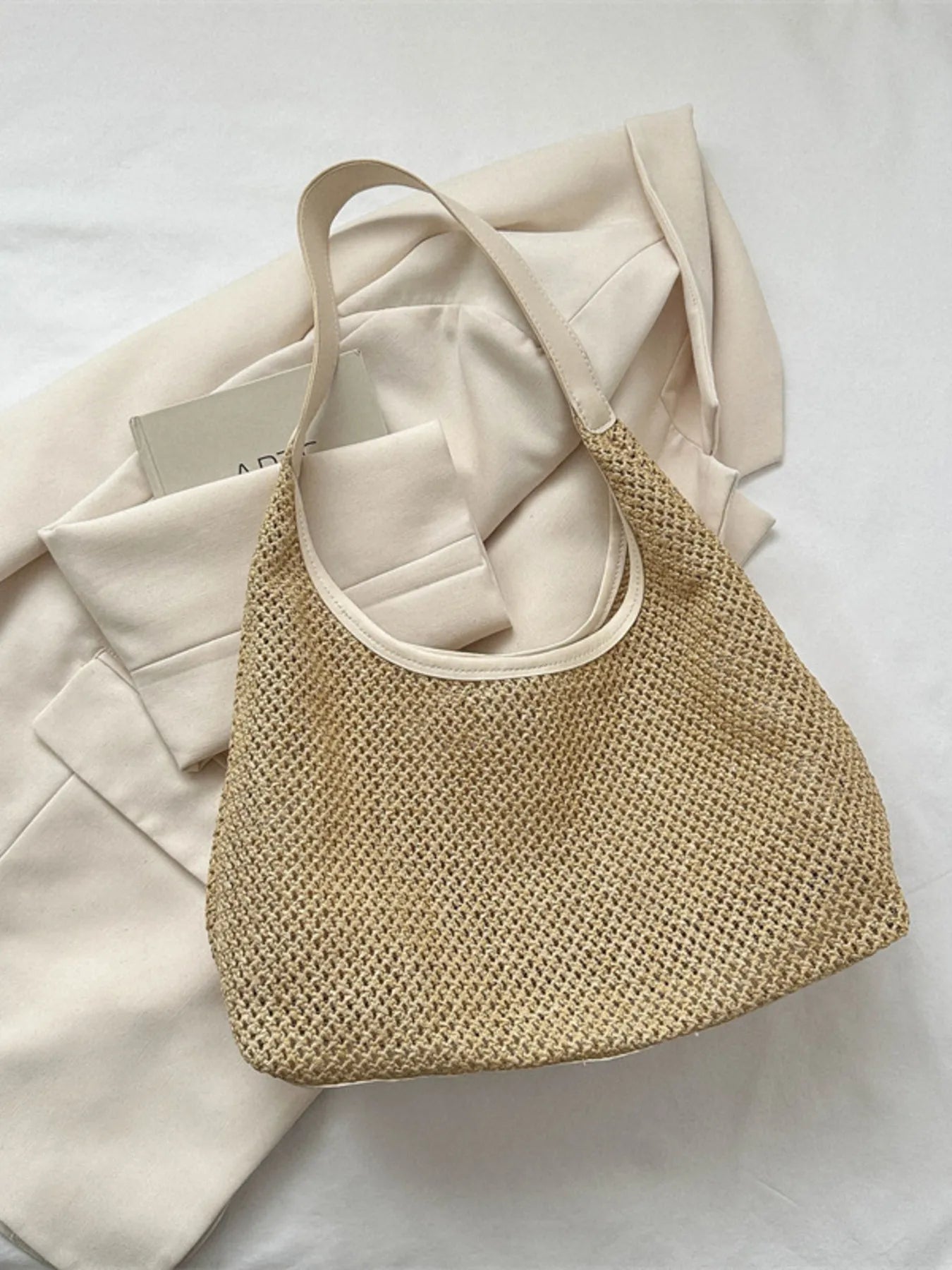Woven Straw Shoulder Bag - Cowgirltops.com