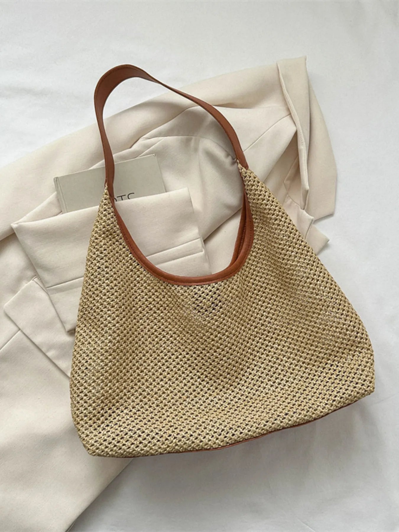 Woven Straw Shoulder Bag - Cowgirltops.com