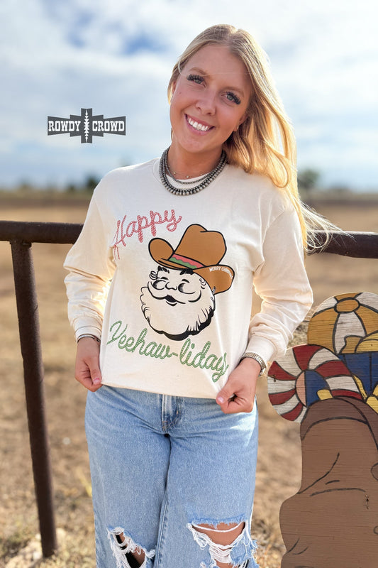 Yee - Hawlidays Long Sleeve - Cowgirltops.com