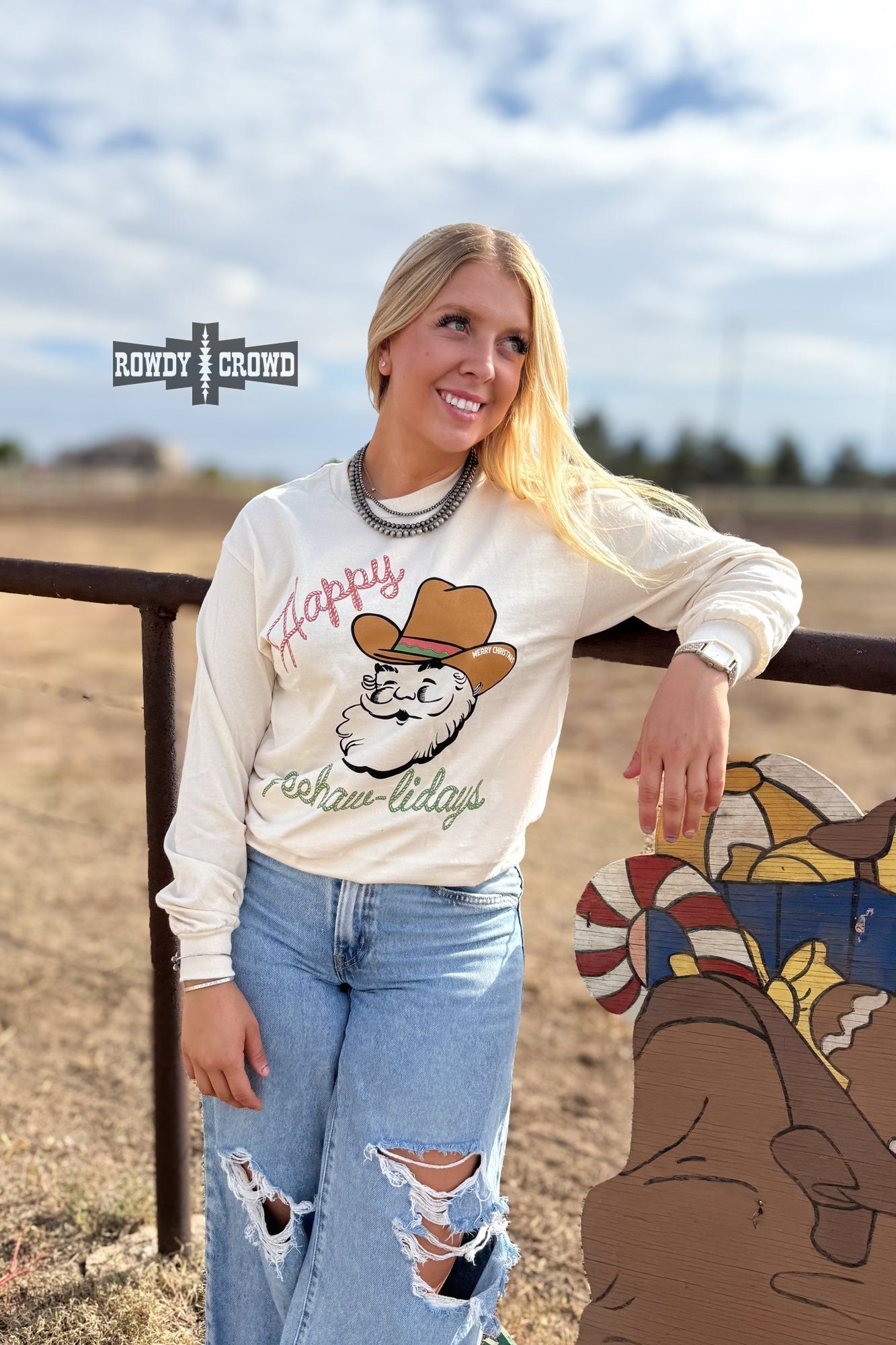 Yee - Hawlidays Long Sleeve - Cowgirltops.com