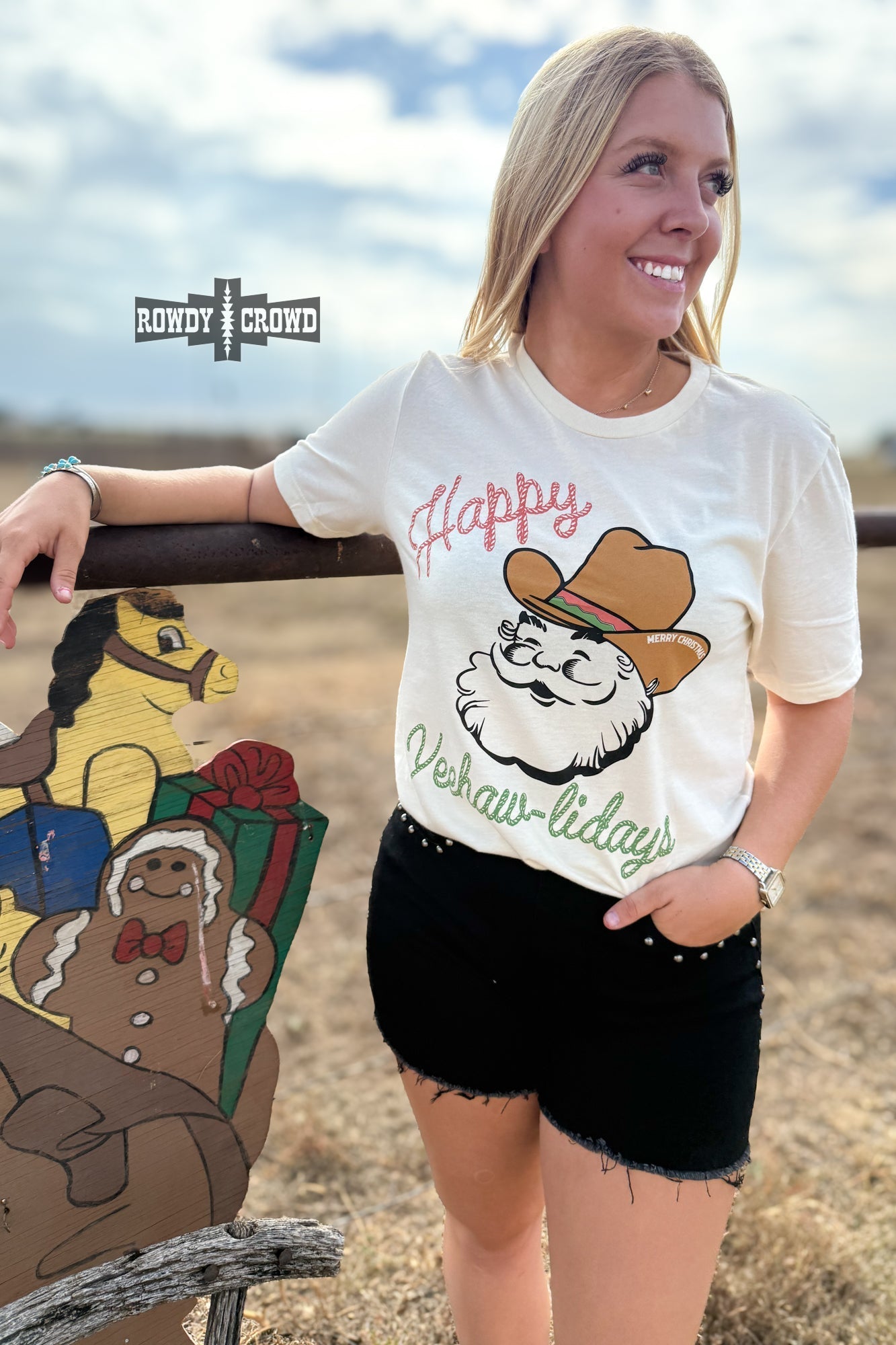 Yee - Hawlidays Tee - Cowgirltops.com